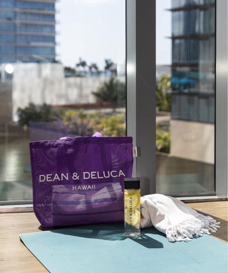 ハワイ限定 紫 パープル DEAN&DELUCA 2025 バッグLメッシュ - メルカリ