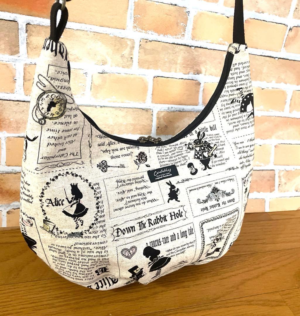 たかこ£様 アリスのアーチ型ショルダーバッグ ネコちゃん トートバック