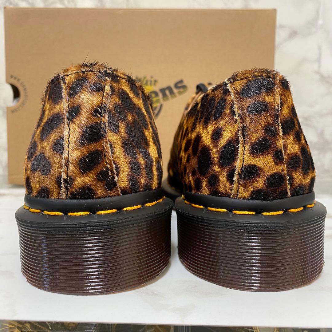 ドクターマーチン スミス レパード ヘア オン レザー シューズ ヒョウ
