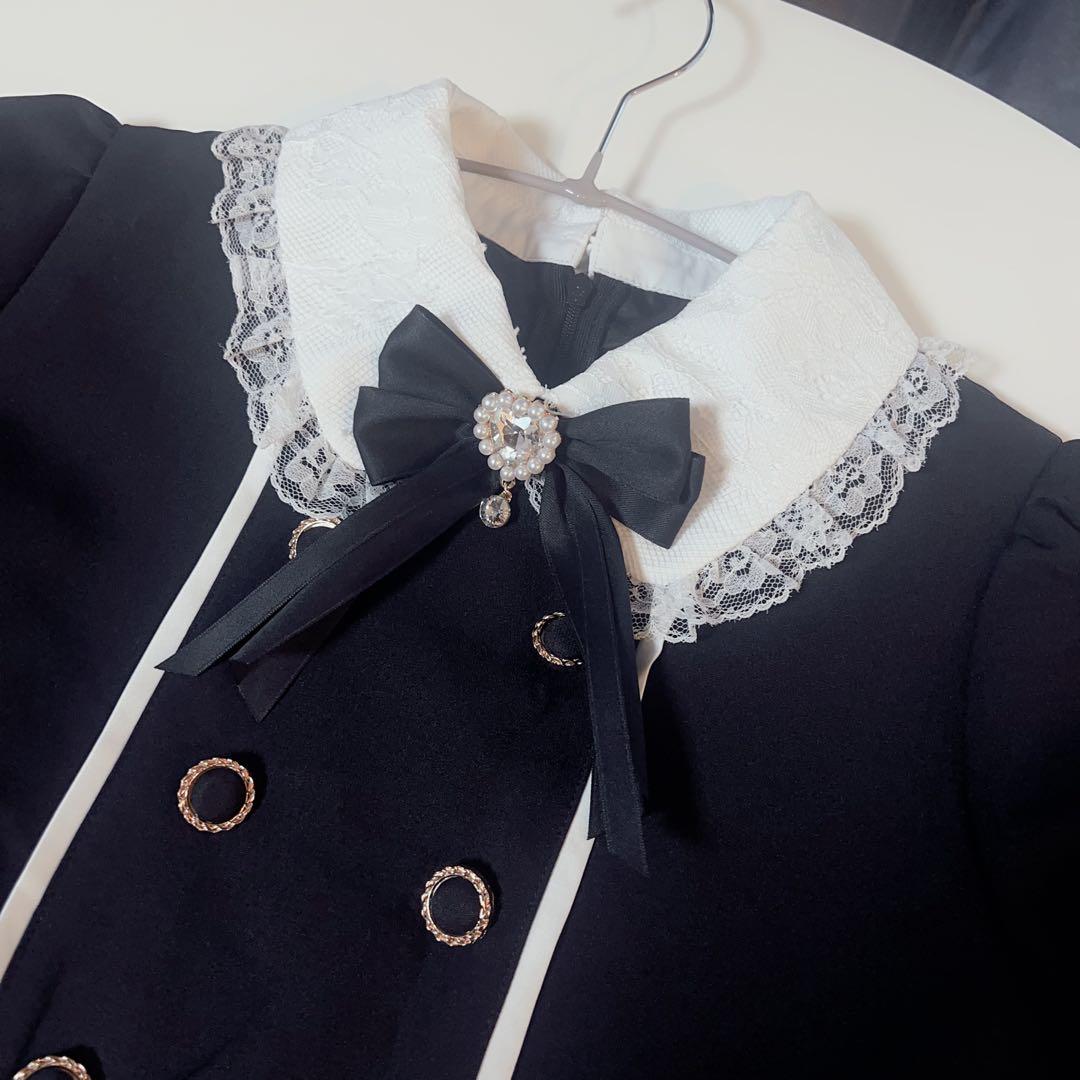 ROJITA ツーピー風ダブルボタンワンピース - メルカリ