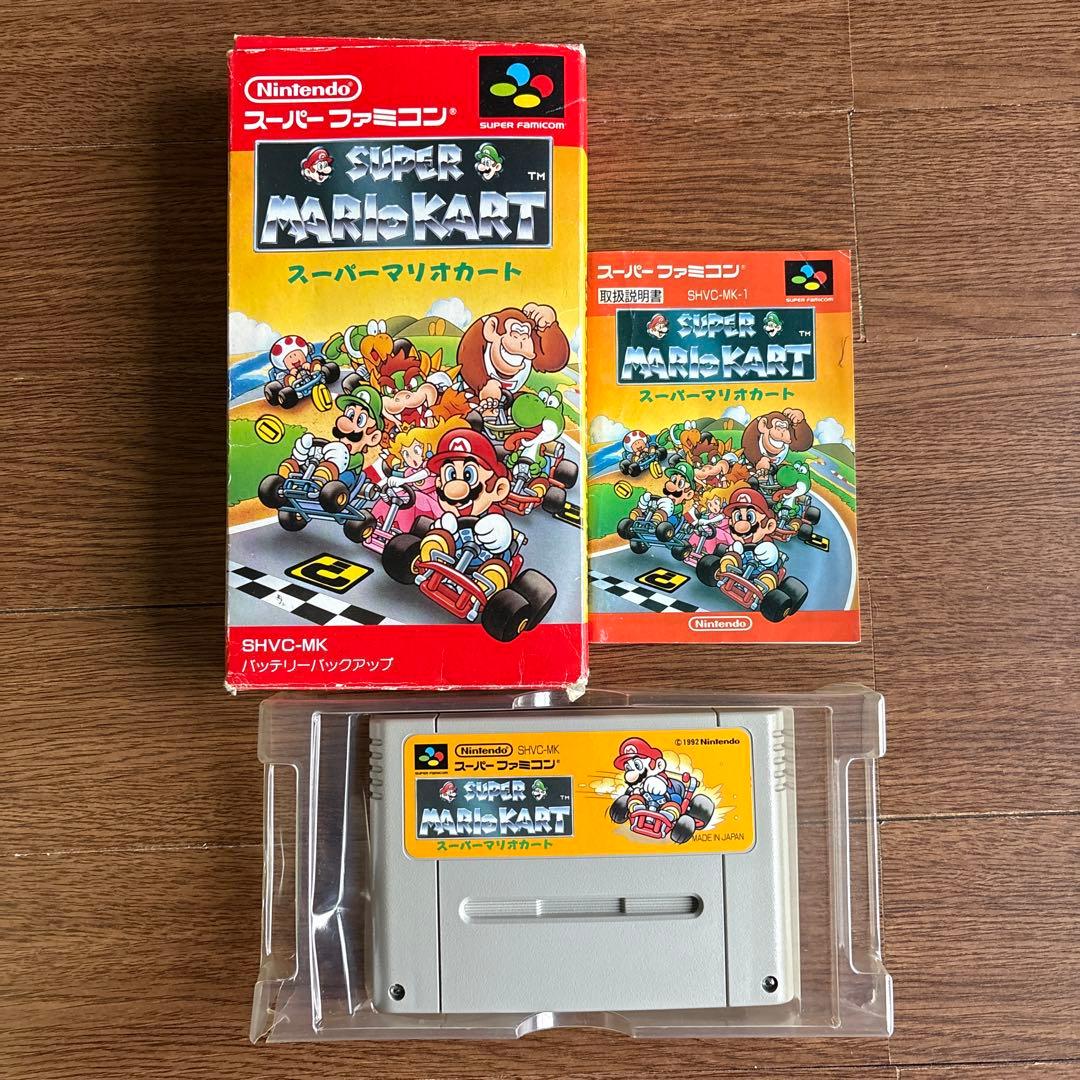 外箱&説明書付き】スーパーマリオカート SFC スーパーファミコン