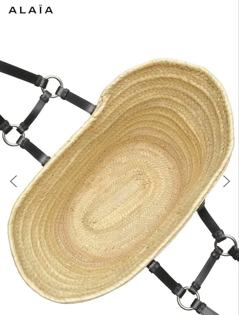 レア 新品未使用 定価15.5万 Alaia かごバッグ アラ イア タグ付き