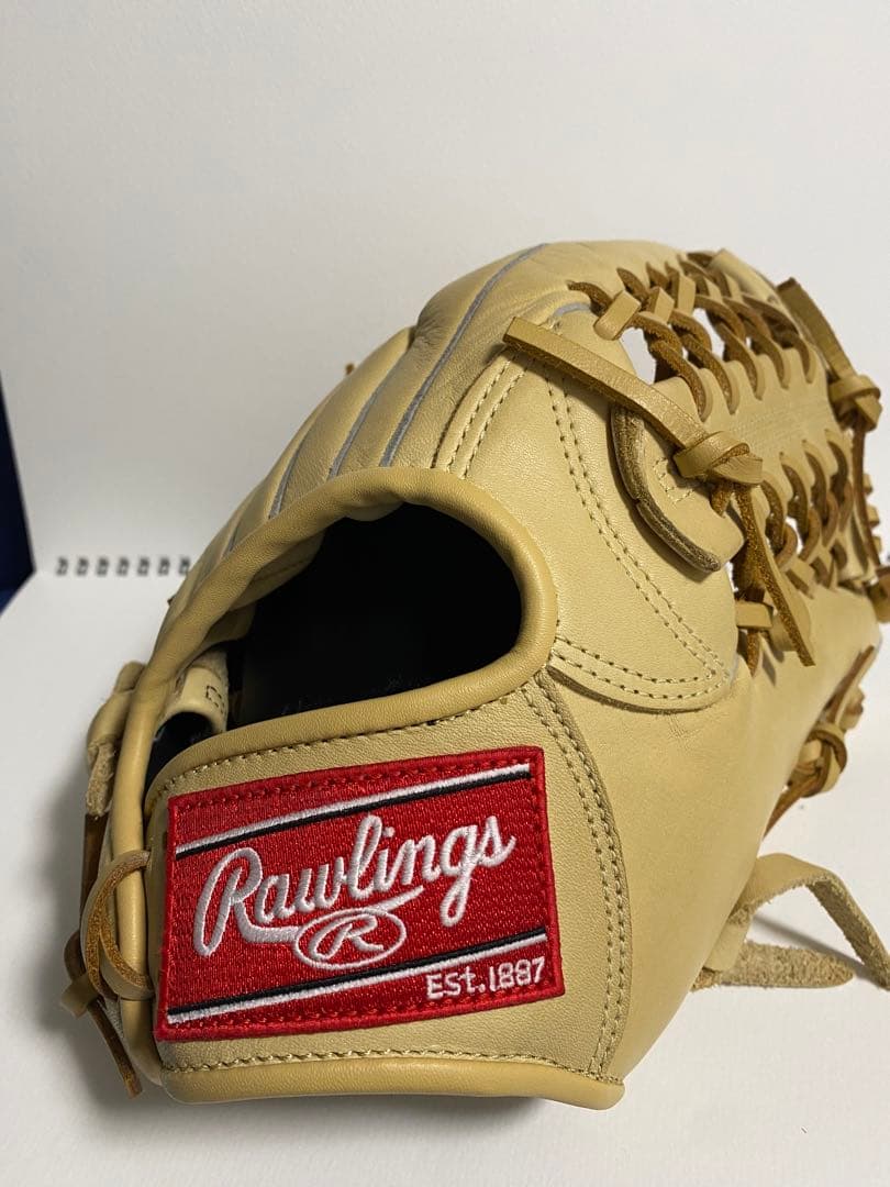Rawlings プレミアムモデル 軟式グローブ キャメル　オールラウンド　左着 Rawlings（ローリングス） 交換無料 野球 グローブ 硬式 大人 左投げ