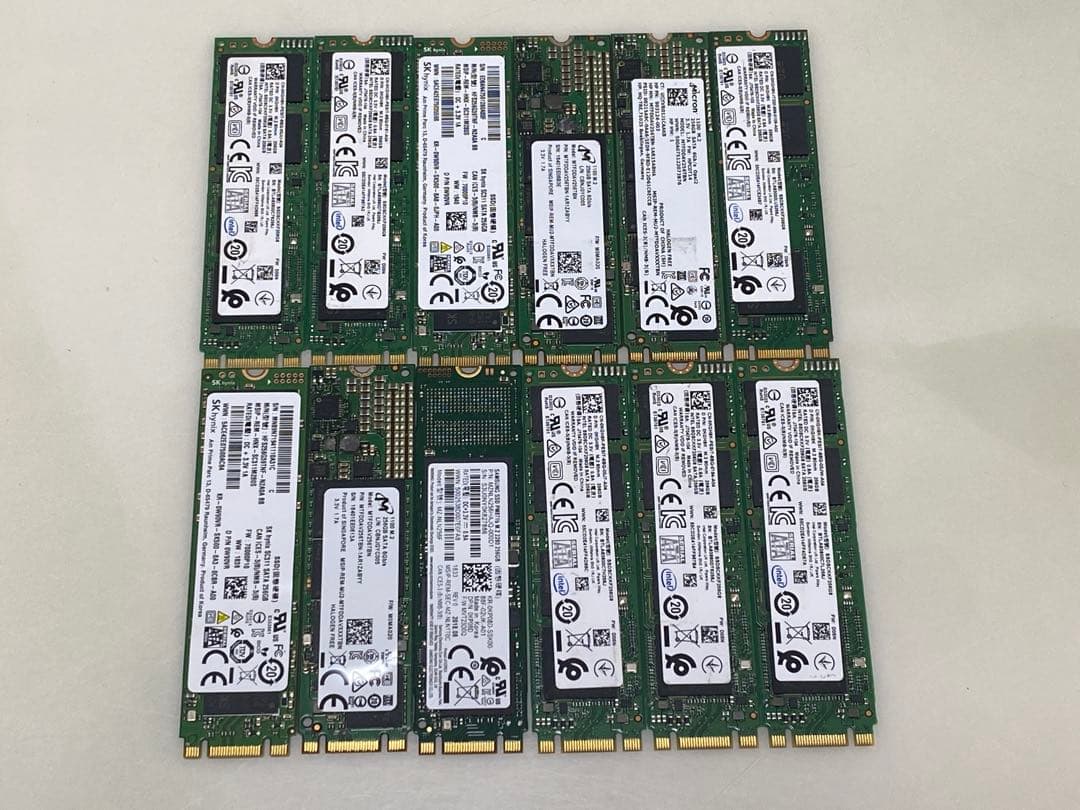 SSD 256GB 12枚セット HD3EXSSD256G30CJP3R 外付けSSD USB-A接続 (PC/録画用・PS5対応