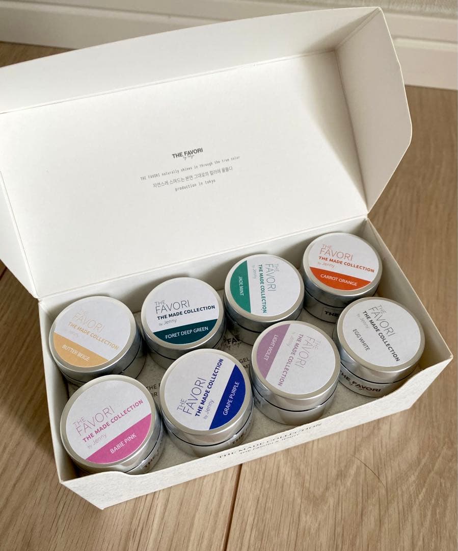 The Favori made collection クリームジェルセット ARTiS di Voce ×THE FAVORI THE MADE GEL COLLABORATION | Nail Labo
