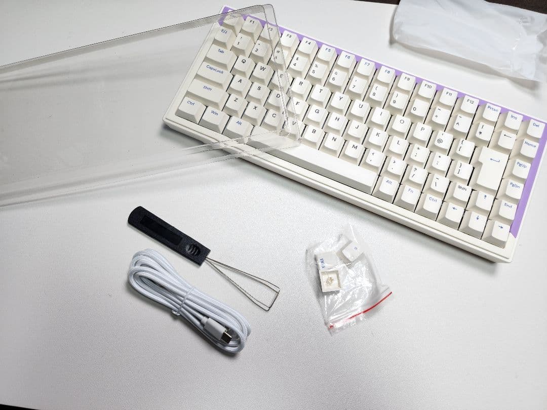 Drunkdeer g75 紫モデル ゲーミングキーボード(ラピッドトリガー対応) G75 JP ブルー G75-W0P04