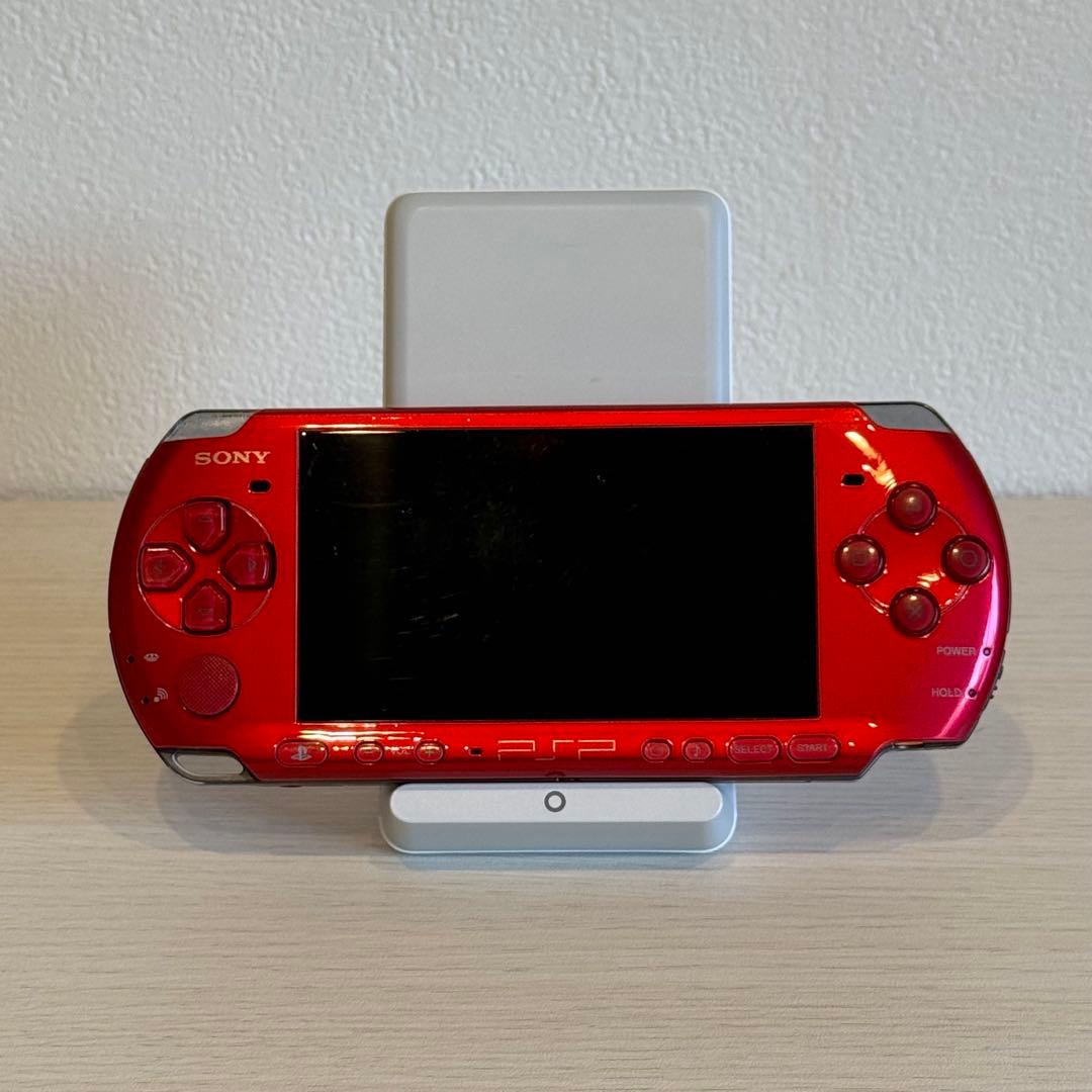 PSP-3000 ラディアント レッド 3-073 SONY (ソニー) PSP ラディアンレッド PSP-3000 動作確認済み 03