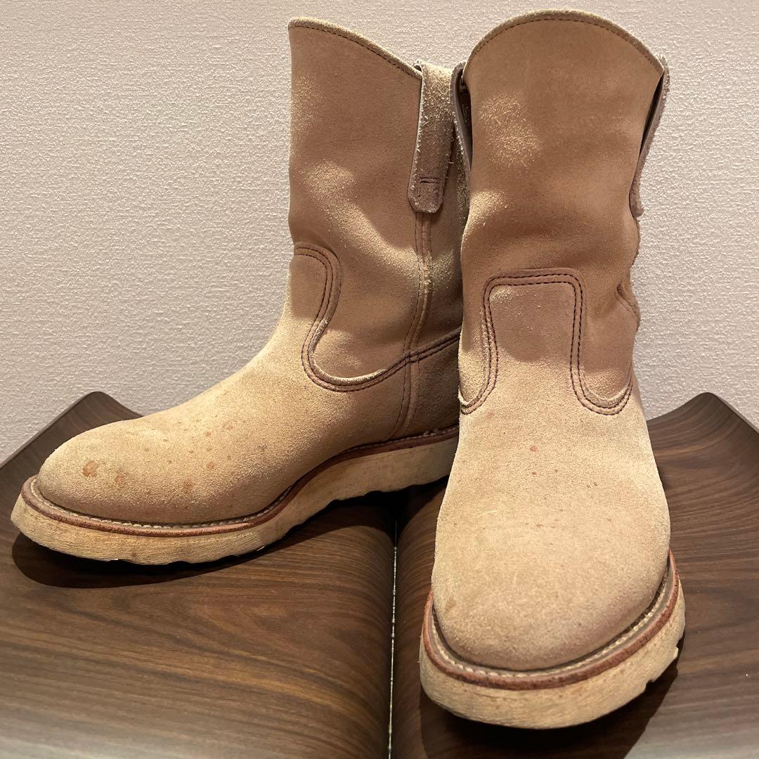 3連休価格❗️レッドウイング　8168 ベージュ ペコスブーツ　7E レッドウィング ペコス REDWING PECOS 8168 ベージュ ペコスブーツ