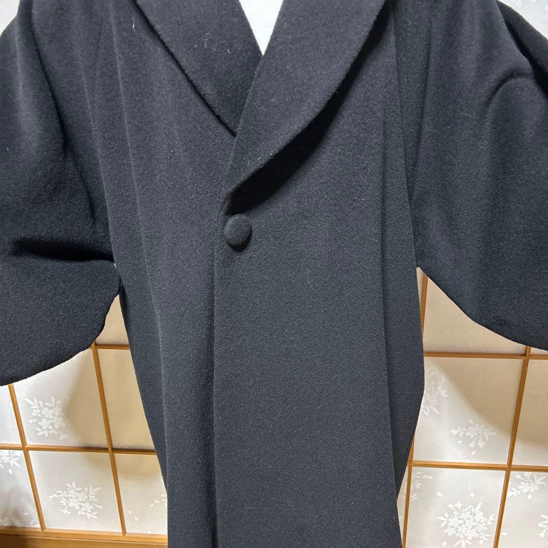2、3度着用品美品毛カシミヤナイロン混シャルム へちま衿和装コート BL 楽天市場】へちま衿コート カシミヤ混 3色 ライトブルー ブラック