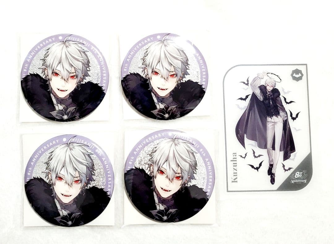 にじさんじ 8周年 缶バッジ クリアカード 葛葉 - メルカリ