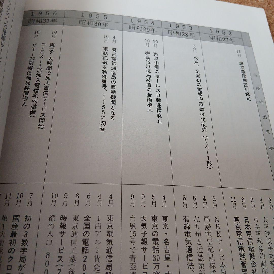 東京電信施設所のあゆみ 昭和 古本 電電公社 昭和61年 - メルカリ