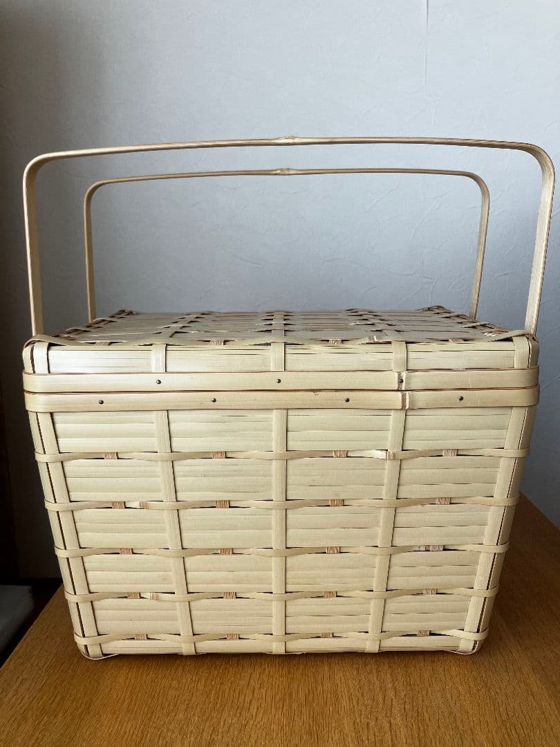 福田真理子さんの蓋付きかご 福田真理子｜道具箱（蓋あり）｜LuLu 縷縷