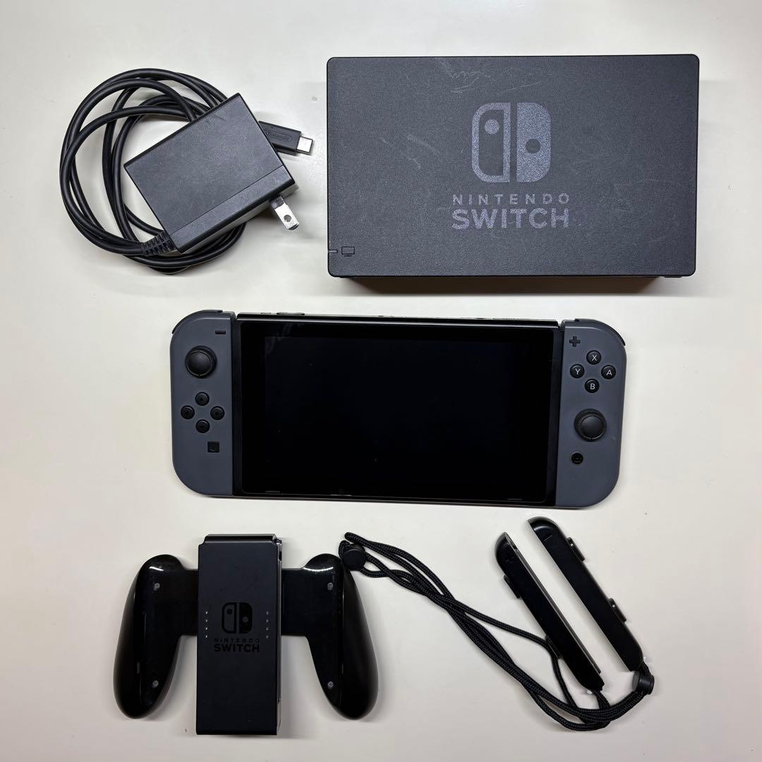 Nintendo Switch 本体セット（グレー）動作確認済 ※箱なし Nintendo Switch 本体 グレー 美品 Nintendo Switch グレー 本体（箱