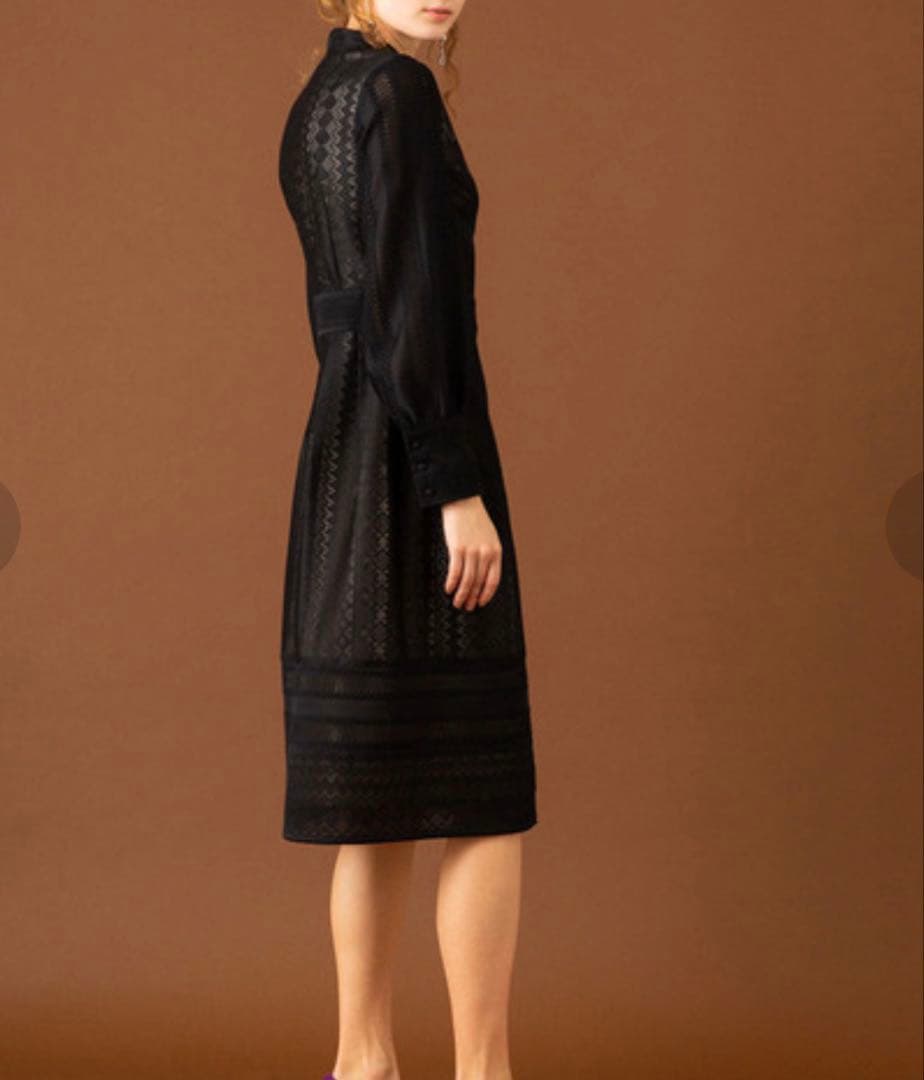 美品】UNITED TOKYO ブレンドキカレースワンピース 総レース 黒 - メルカリ