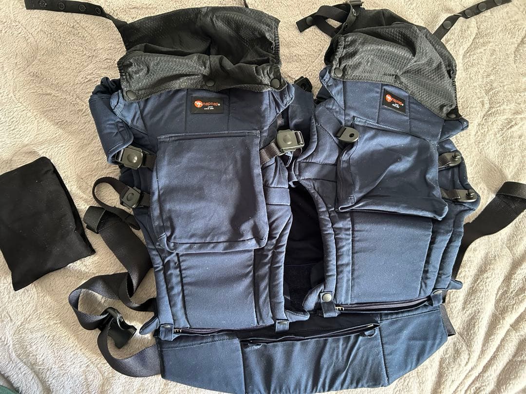 nänäp 抱っこひも ネイビー 最大15kg 抱っこひも COMPACT（コンパクト）｜napnap公式ショップ