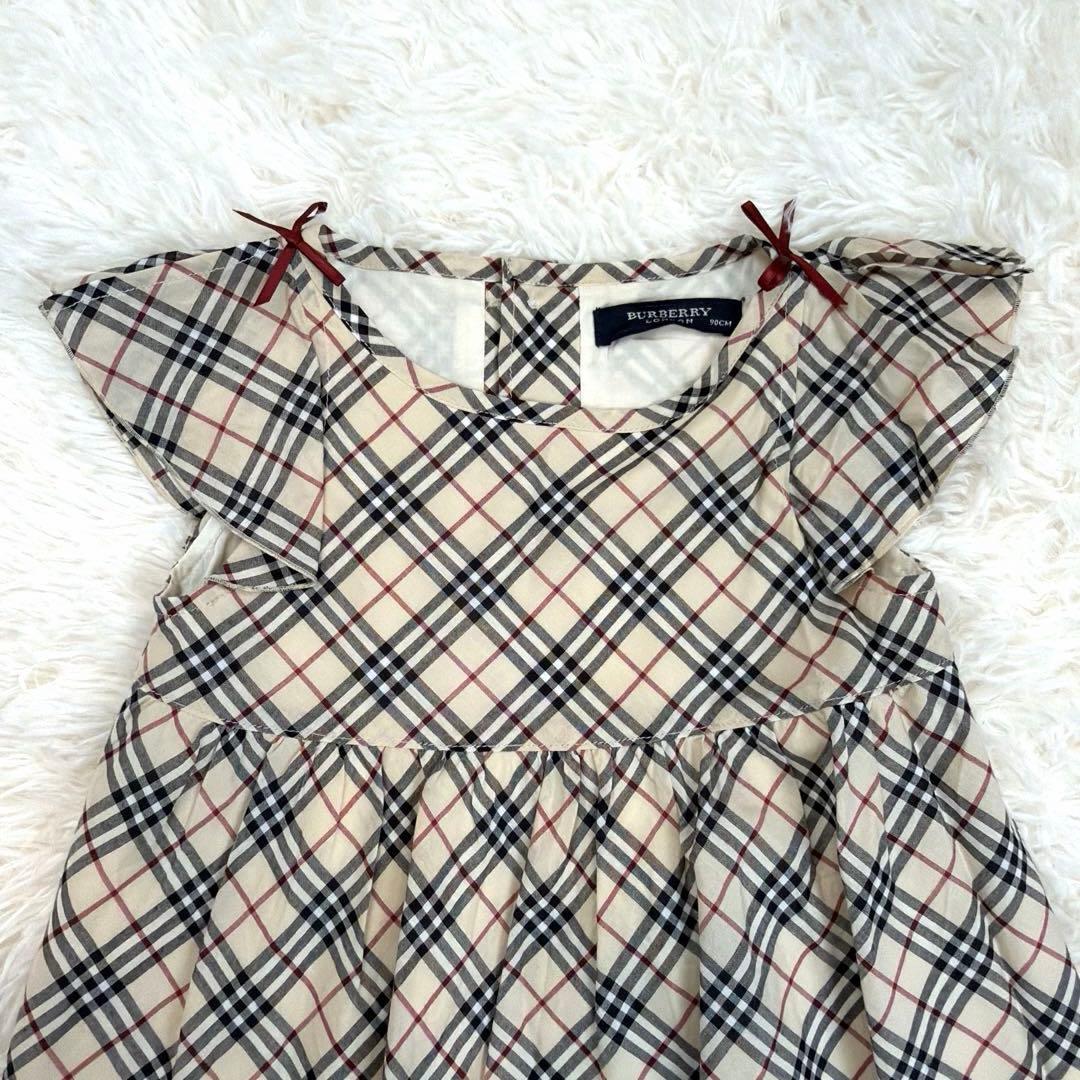 極美品】バーバリーロンドン ノバチェック ワンピース 90 日本製