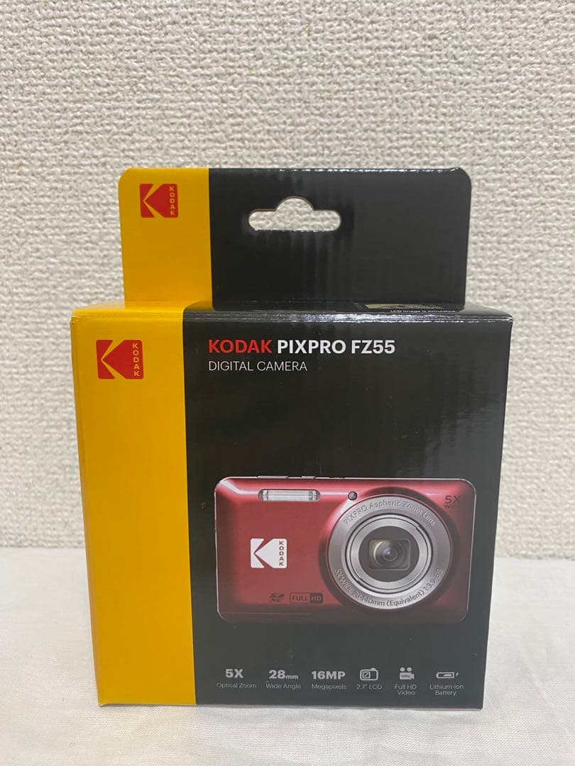 KODAK IXPRO 使いやすい ズーム FZ55-RD 16MP 28mm Amazon.com : Kodak PIXPRO FZ55 Red 16MP Digital Camera 5X Optical
