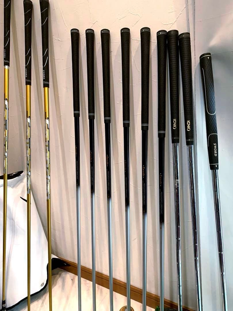 豪華 良品 激飛び ゴルフクラブフルセット スウォード エクソール