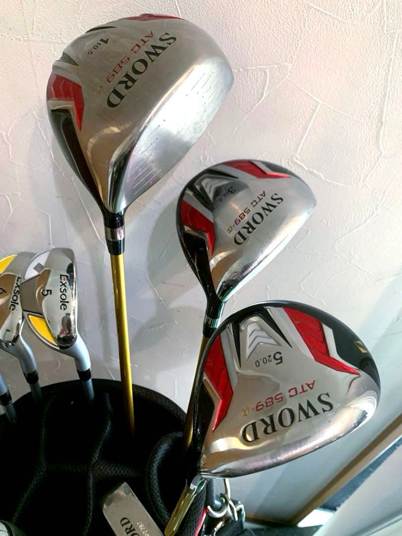 豪華 良品 激飛び ゴルフクラブフルセット スウォード エクソール