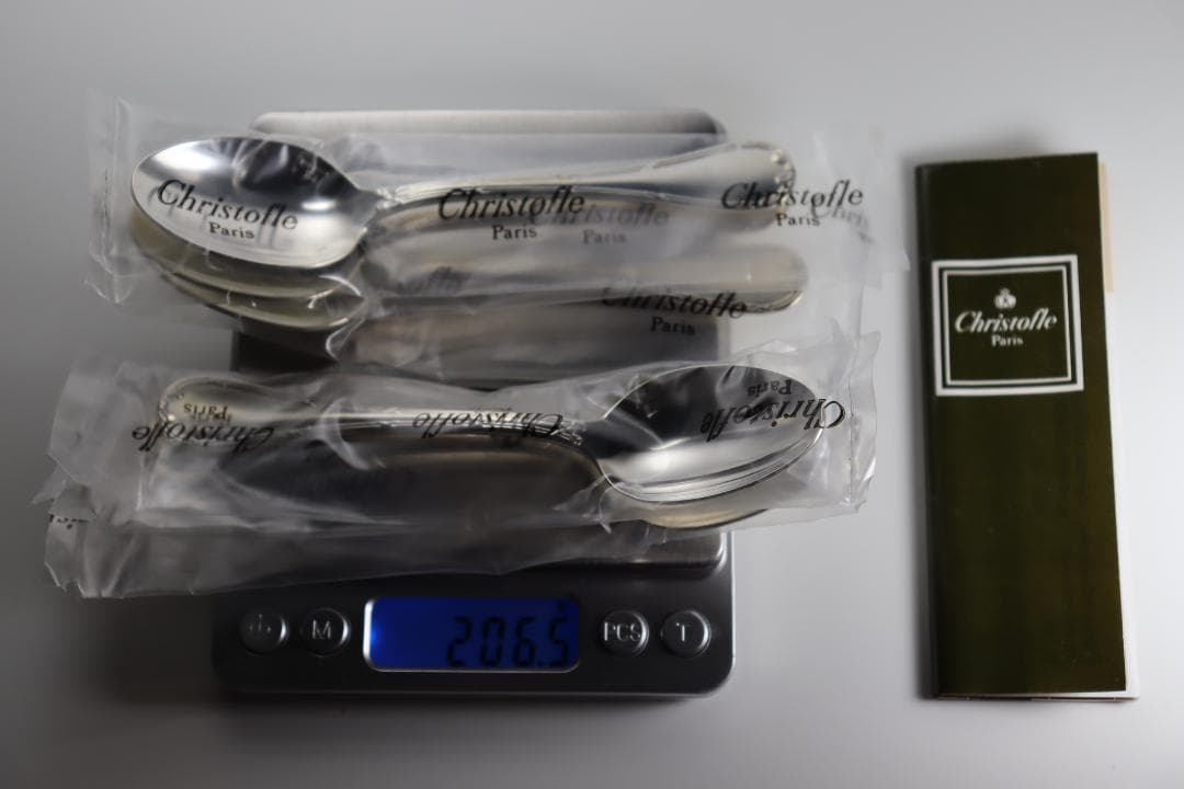 クリストフル◇リュバン◇コーヒースプーン未開封未使用品6本◇生産終了