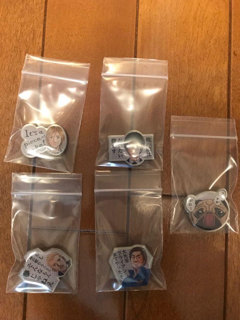 宇宙兄弟 名言ピンバッジ&絵名の惑星ヘアピン - メルカリ