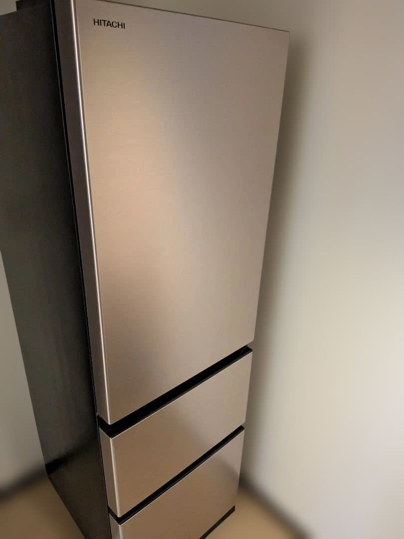HITACHI 冷蔵庫2023年式 315L 左開き(R-V32SVL) Amazon | 日立 冷蔵庫 幅54cm 315L ライトゴールド R-V32SVL N 3ドア