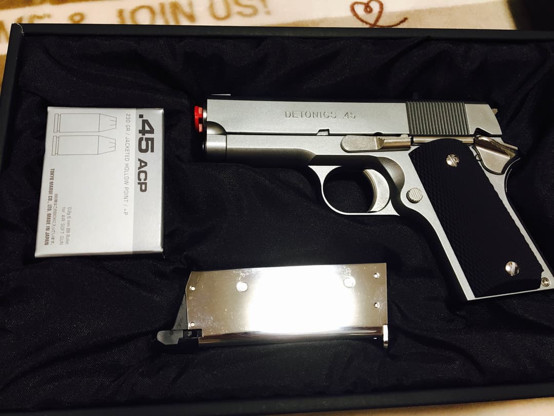 東京マルイ デトニクス.45コンバットマスターステンレスモデル TOKYO MARUI（東京マルイ） デトニクス .45 コンバットマスター