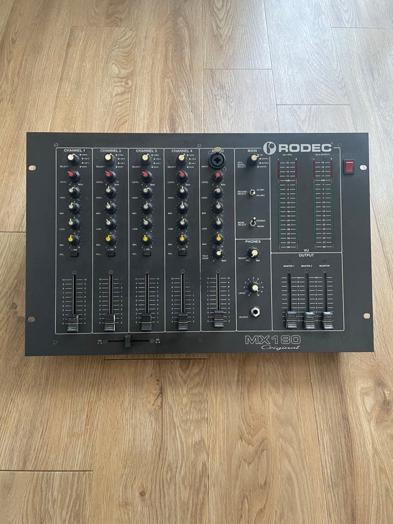 RODEC MX180 DJミキサー【一部不具合あり】 RODEC MX180 MK3 – オーバーホール│SPREAD SOUND スプレッドサウンド