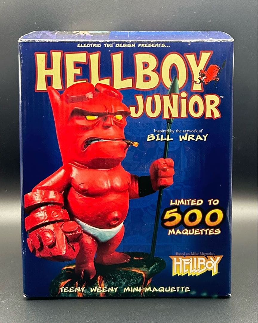 ヘルボーイジュニア HELLBOY 限定 500体 スタチュー フィギュア ヘルボーイ/ ヘルボーイ（Box Full of Evil ver.）1/12 アクション