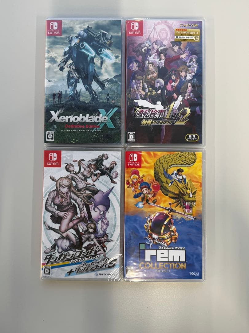 Nintendo Switch ゲームソフト4個セット Nintendo Switch ソフト4本セット Switchソフト4本 switchソフト
