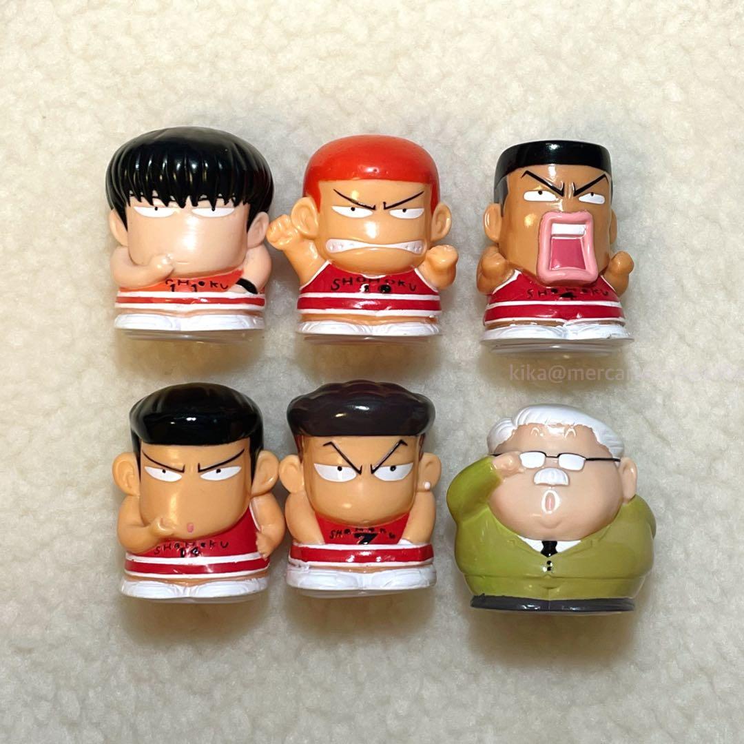 SLAM DUNK スラムバンク 全6種 セット スラムダンク ソフビ 貯金箱