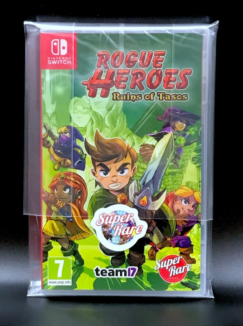 Rogue Heroes Ruins of T テイソスの遺跡 新品 Physical Edition of Zelda-esque Adventure Rogue Heroes Coming to