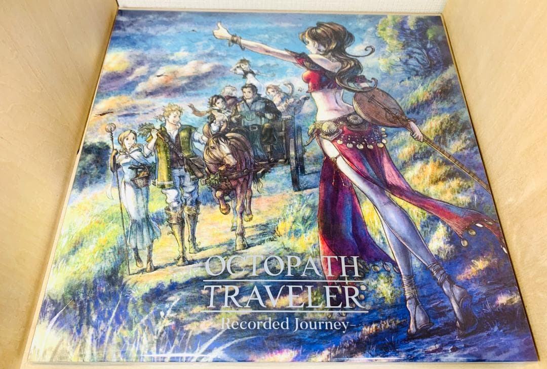 【廃盤】 オクトパストラベラー アナログレコード (2枚組) オクトパストラベラーのOSTが、ヴァイナル（2LP）とCD（4枚組）で発売