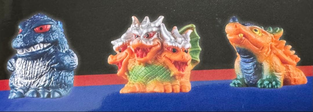 ゴジラ ミニソフビクロニクル レトロカラー 未開封 12個入り バンダイ