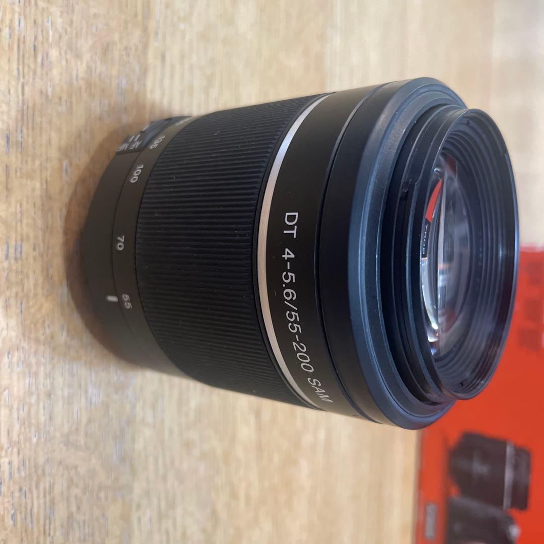 SONY α33 ズームレンズキット+ 55-200 SLT-A33 一眼カメラ - メルカリ