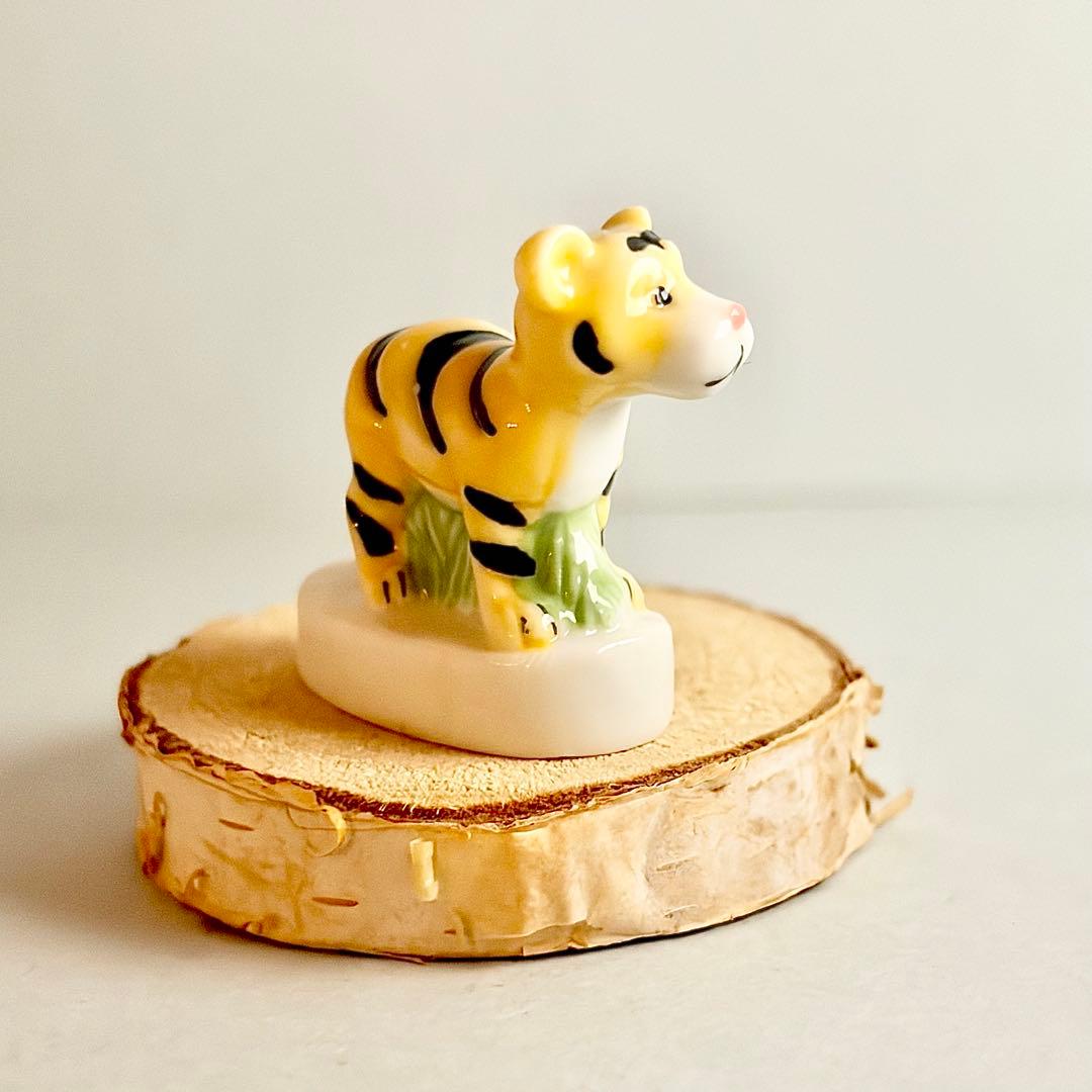 トラのこどもフェーブ フェーヴ 陶器 置物 ミニチュア フランス製