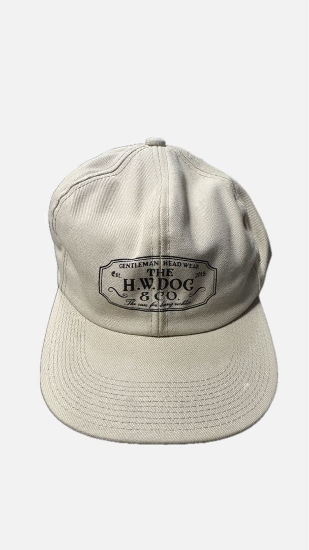 H.W. DOG & CO. ベージュ ワークキャップ アメカジ 山田蓮 - メルカリ