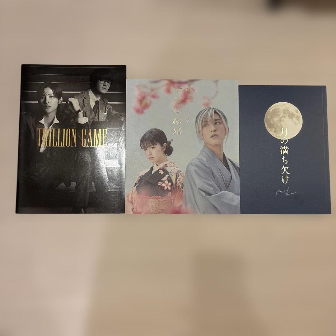 目黒蓮 トリリオンゲーム 私の幸せな結婚 月の満ち欠け パンフレット