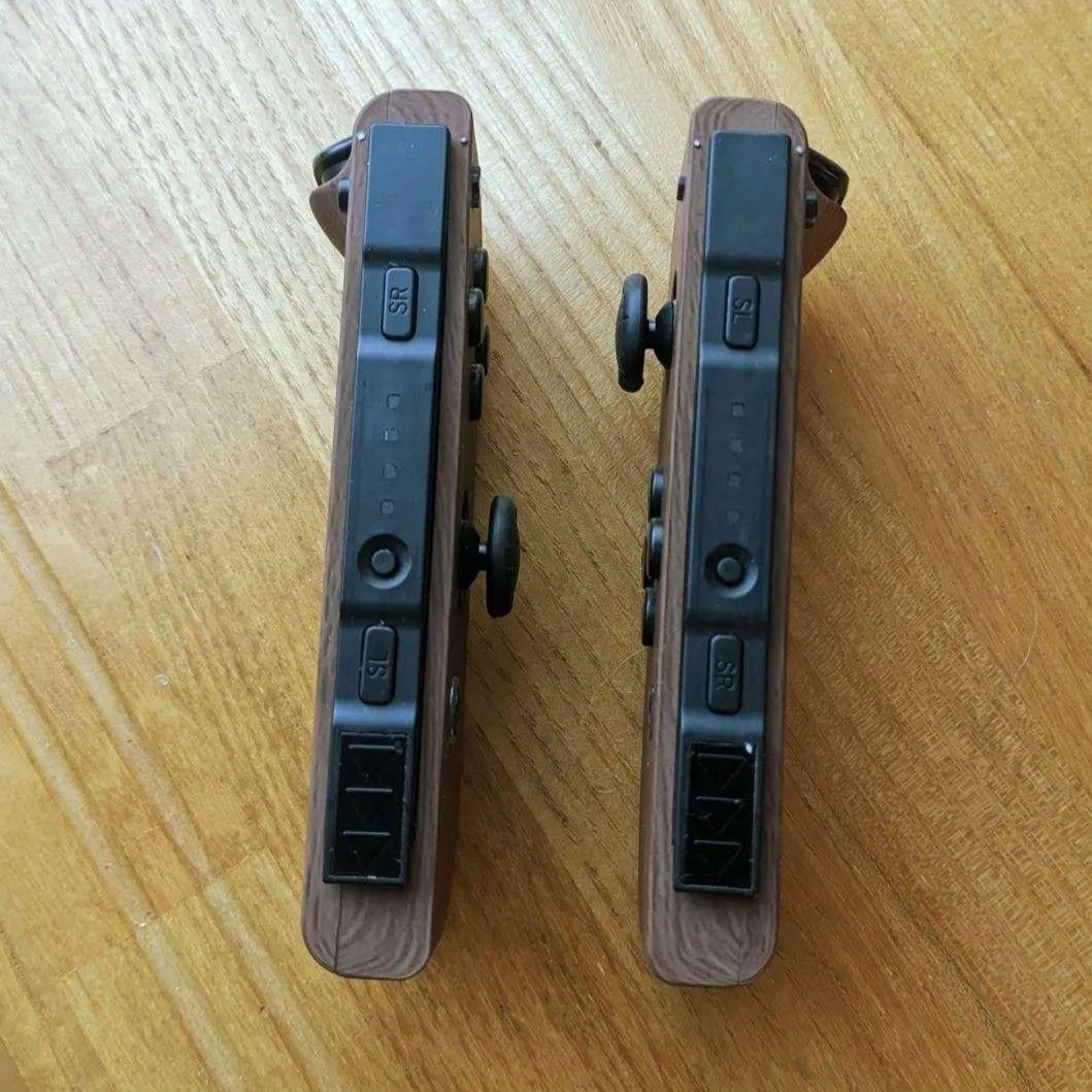 純正品】 ジョイコン カスタム 木目柄 木目調 Joy-Con Switch - メルカリ