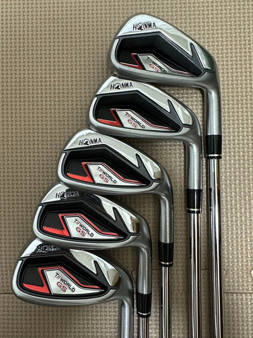 HONMA TW WORLD GS アイアンセット(初心者おすすめ)+3w,5w 本間ゴルフ ツアーワールド GS アイアンの試打レビュー 口コミ・評価