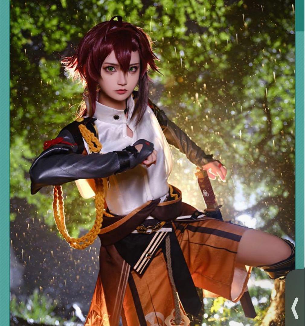 原神 鹿野院平蔵 コスプレ 衣装 一式 - メルカリ