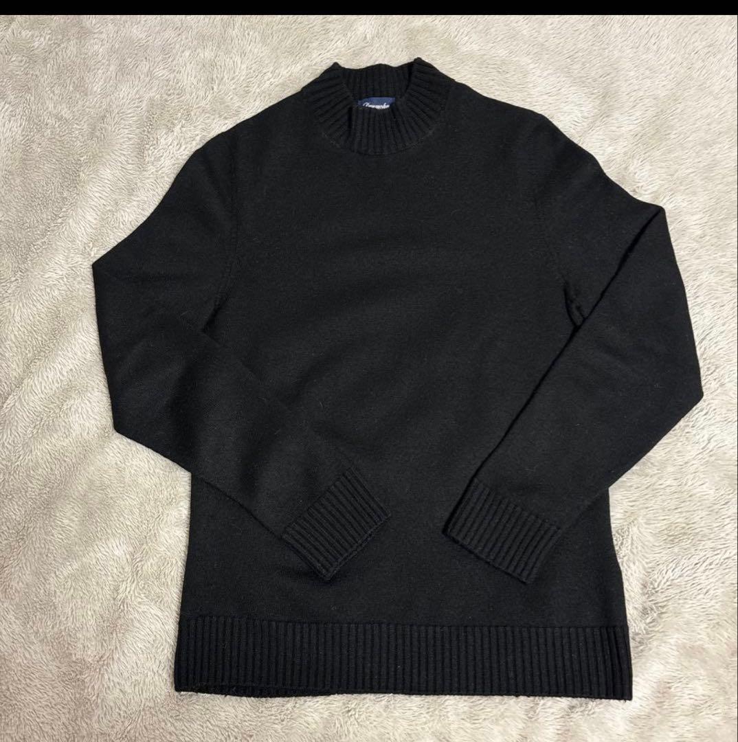 Drumohr/ドルモア／モックネックニット／ブラック／48 Drumohr MODERN（ドゥルモア モダン）メリノモックネックニット D0D144