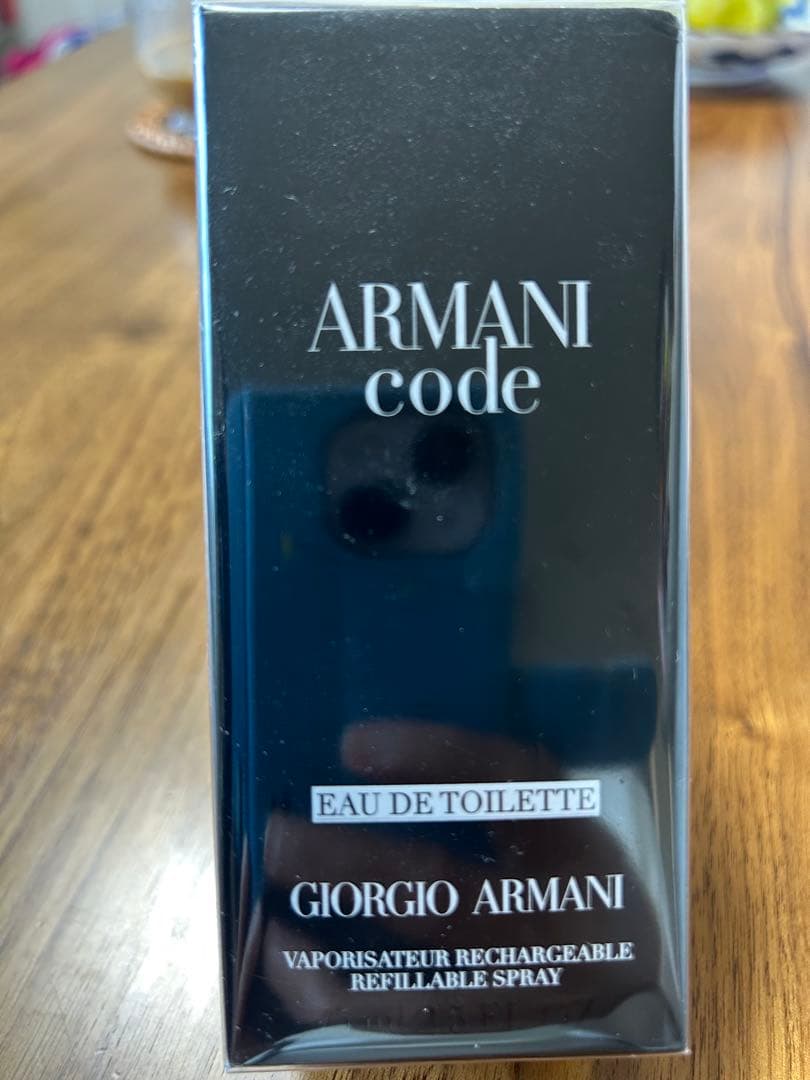 【新品未開封 】Armani Code Eau de Toilette Giorgio Armani Code Eau de Toilette for Men Refillable 2.5 fl. oz