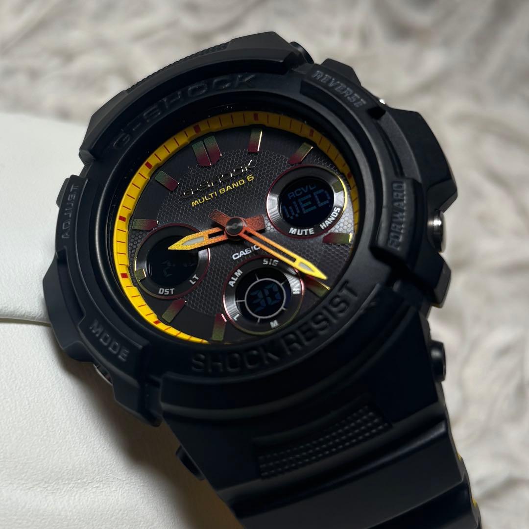 極美品 未使用レベル 箱付 G-SHOCK AWG-M100SBY イエロー - メルカリ