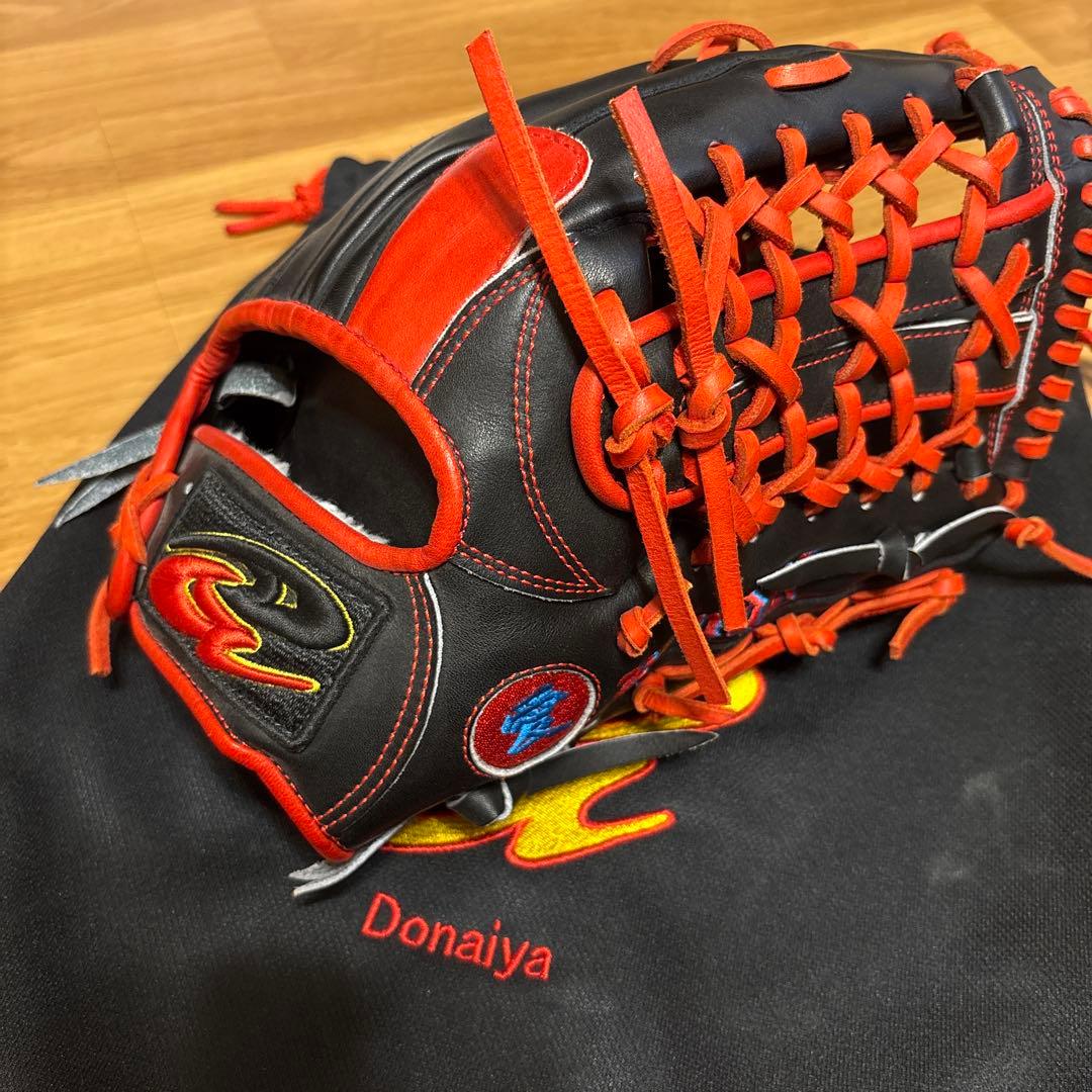 じ*ん様 Donaiya 軟式 外野 オーダーサンプル品 楽天市場】軟式グローブ / ドナイヤ 外野手用 軟式グラブ 右投げ 軟式