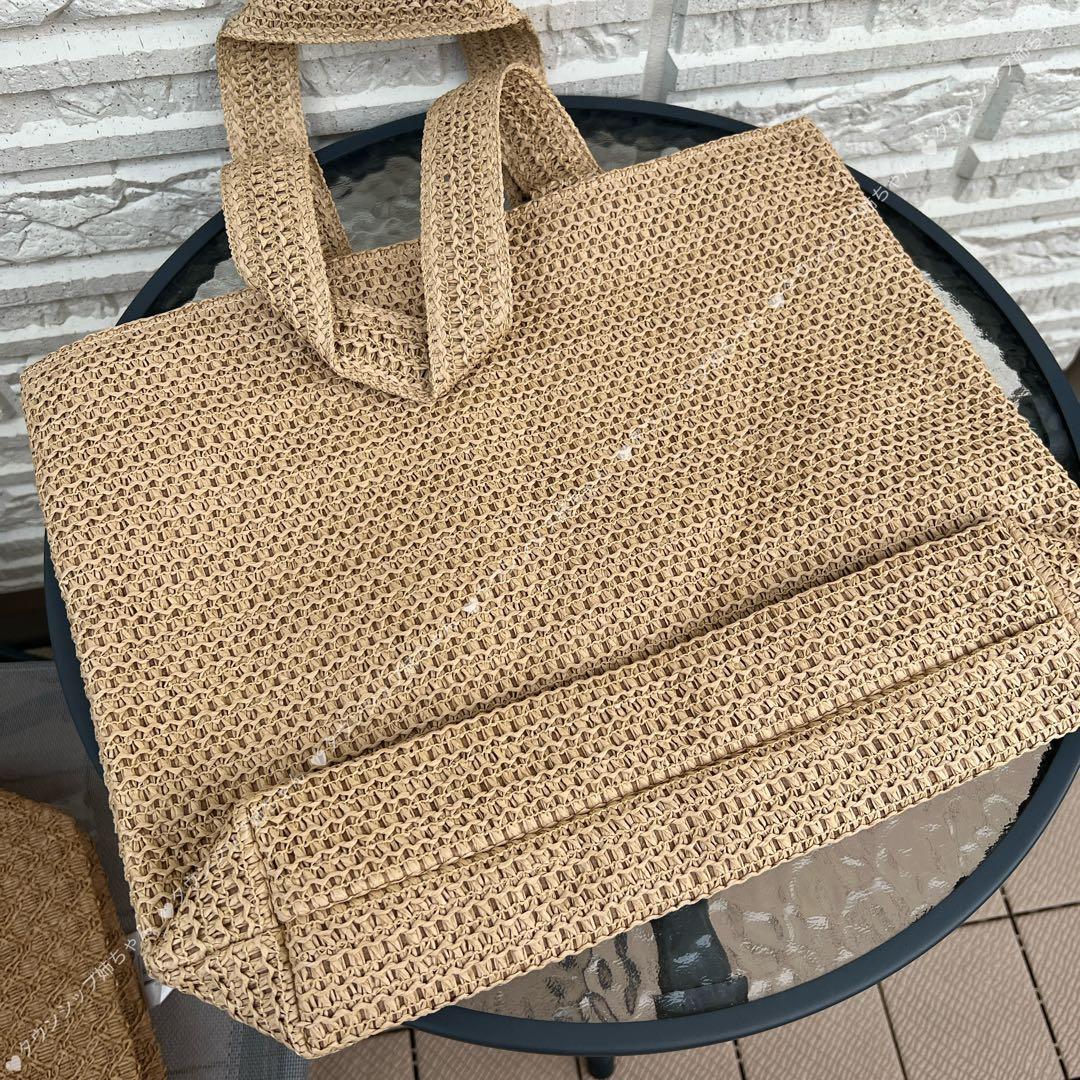 ディオール ノベルティ ストロー トートバッグ - メルカリ