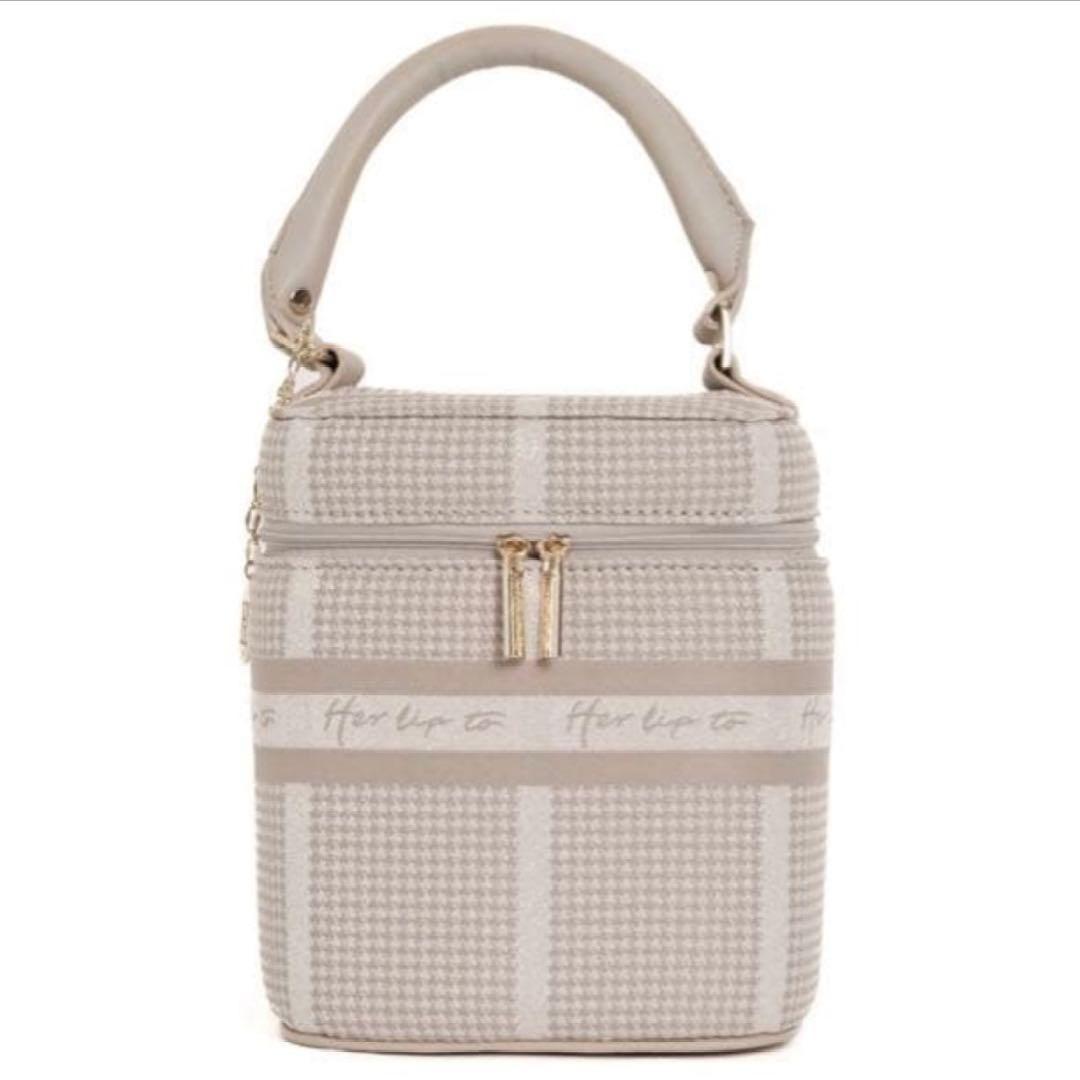 herlipto HLT　Jacquard Vanity Bag Her lip to - herlipto Jacquard Vanity Bagの通販 by いち's shop