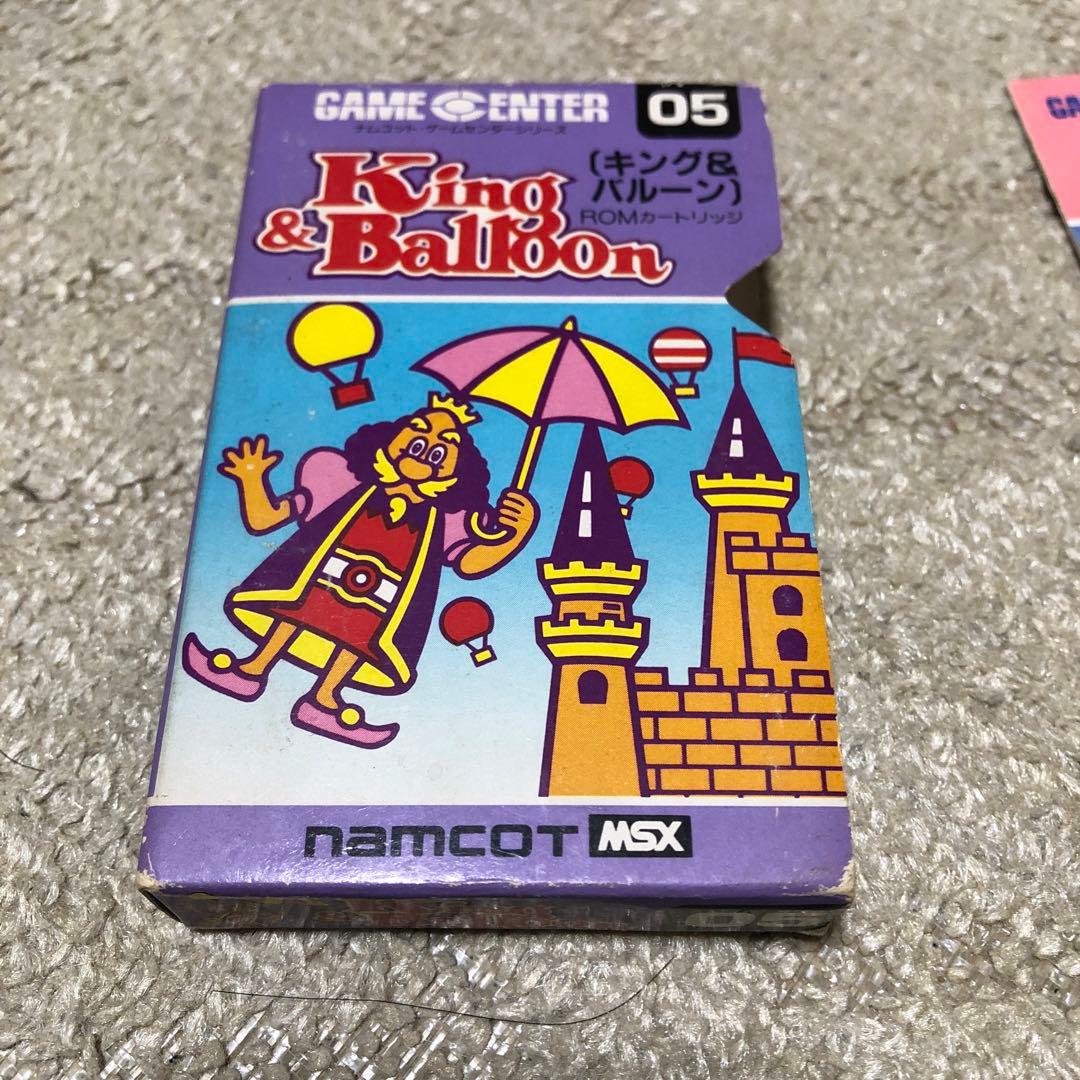 namcot GAME CENTER King&Balloon MSX