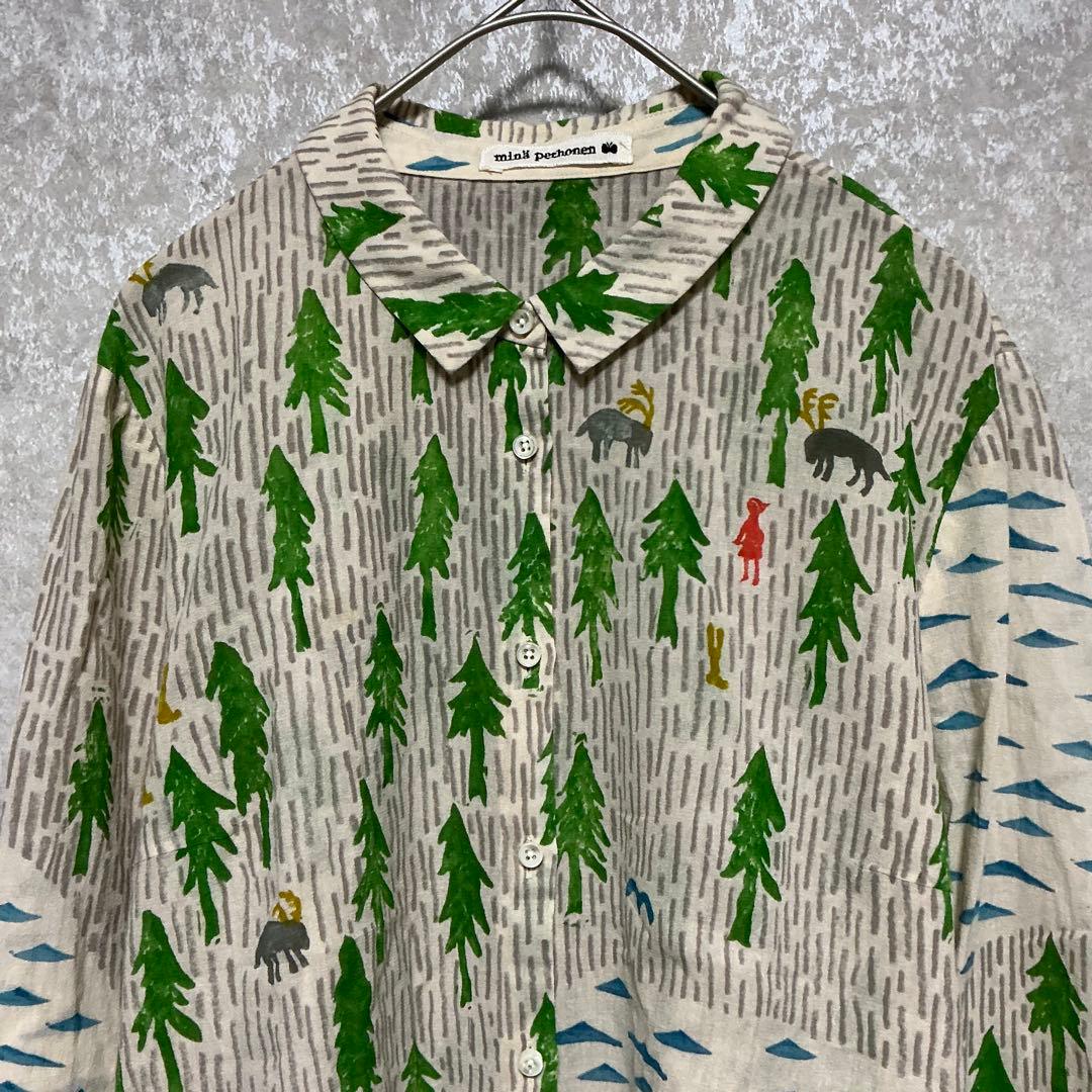 希少】ミナペルホネン mina perhonen one dayリントブラウス