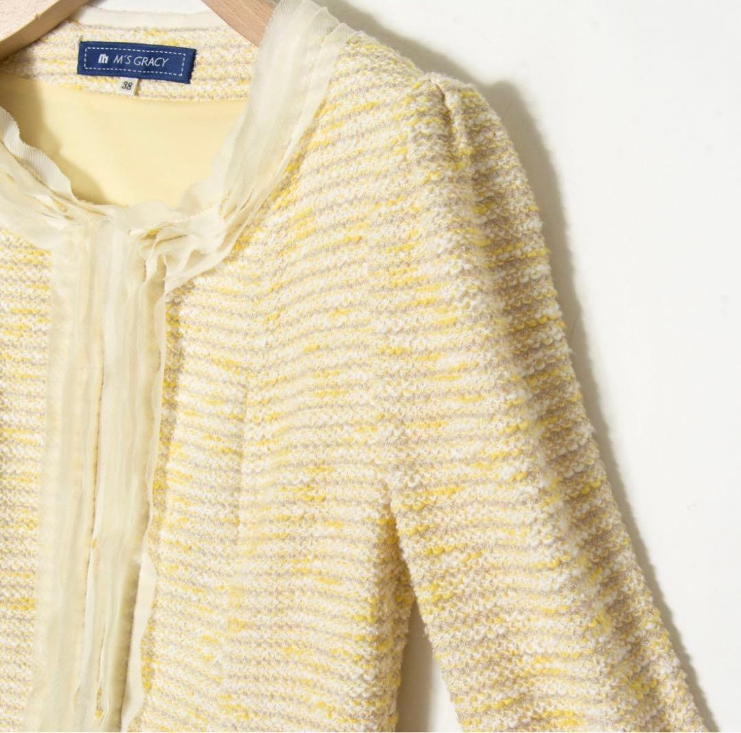 卸売 通販ファッション - 美品 価格3,5万円程○MS GRACY ツイードノー